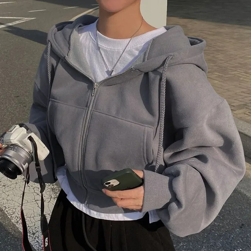 Elena Cortese | Oversized Hoodie met Rits