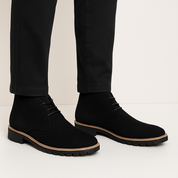 Rodrigo Patel | Luxe Suède Enkellaarzen voor de Moderne Man