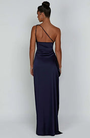 Seraphina Grace | Luxe Satijnen Avondjurk met Split – Tijdloze Elegantielook