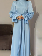 Seraphina Moreau | Satijnen Feestjurk in Smaragdgroen – Perfect voor Kerst & Oud & Nieuw