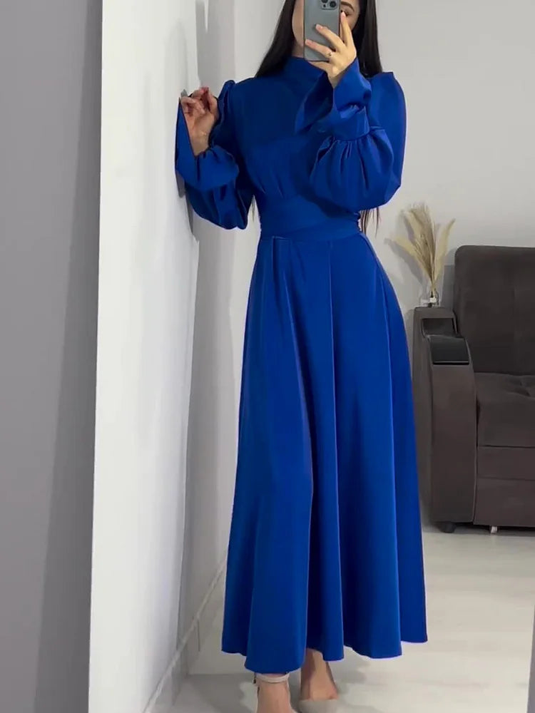 Seraphina Moreau | Satijnen Feestjurk in Smaragdgroen – Perfect voor Kerst & Oud & Nieuw