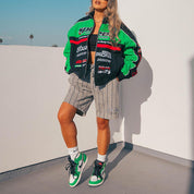 Sophie Martel | Dames jas – speelse elegantie met print en moderne snit