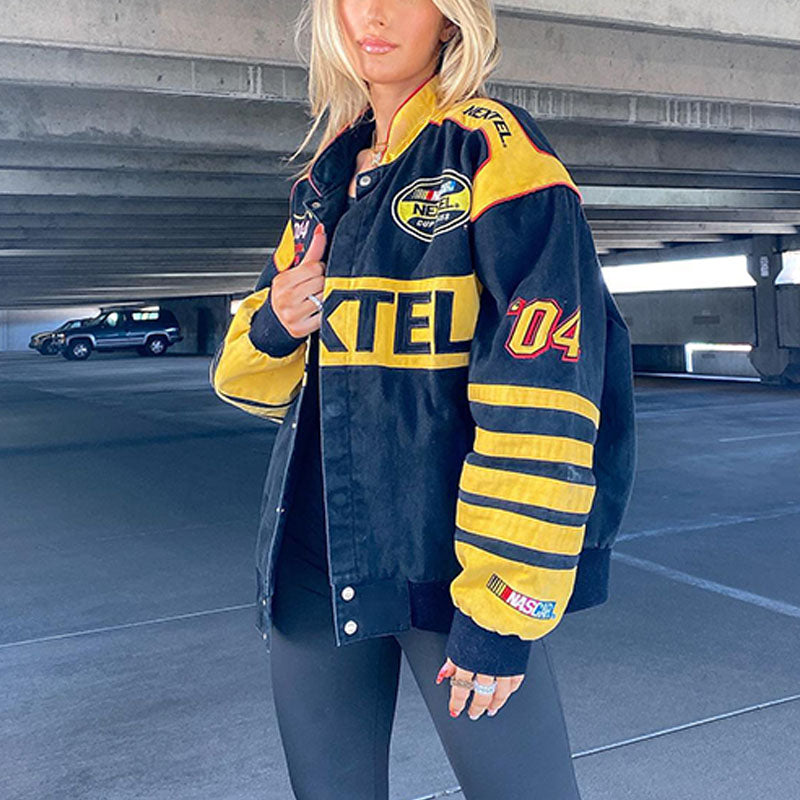 Sophie Martel | Dames jas – speelse elegantie met print en moderne snit