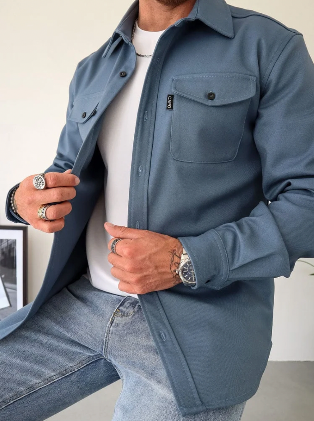 Adrian Montclair | Trendy Heren Overhemd voor de Herfst