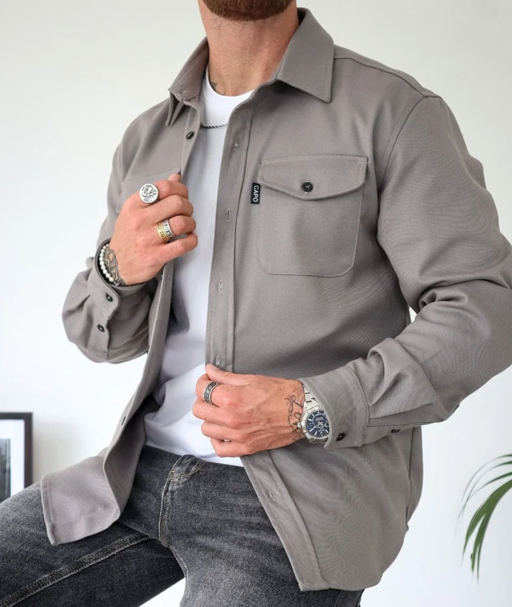Adrian Montclair | Trendy Heren Overhemd voor de Herfst