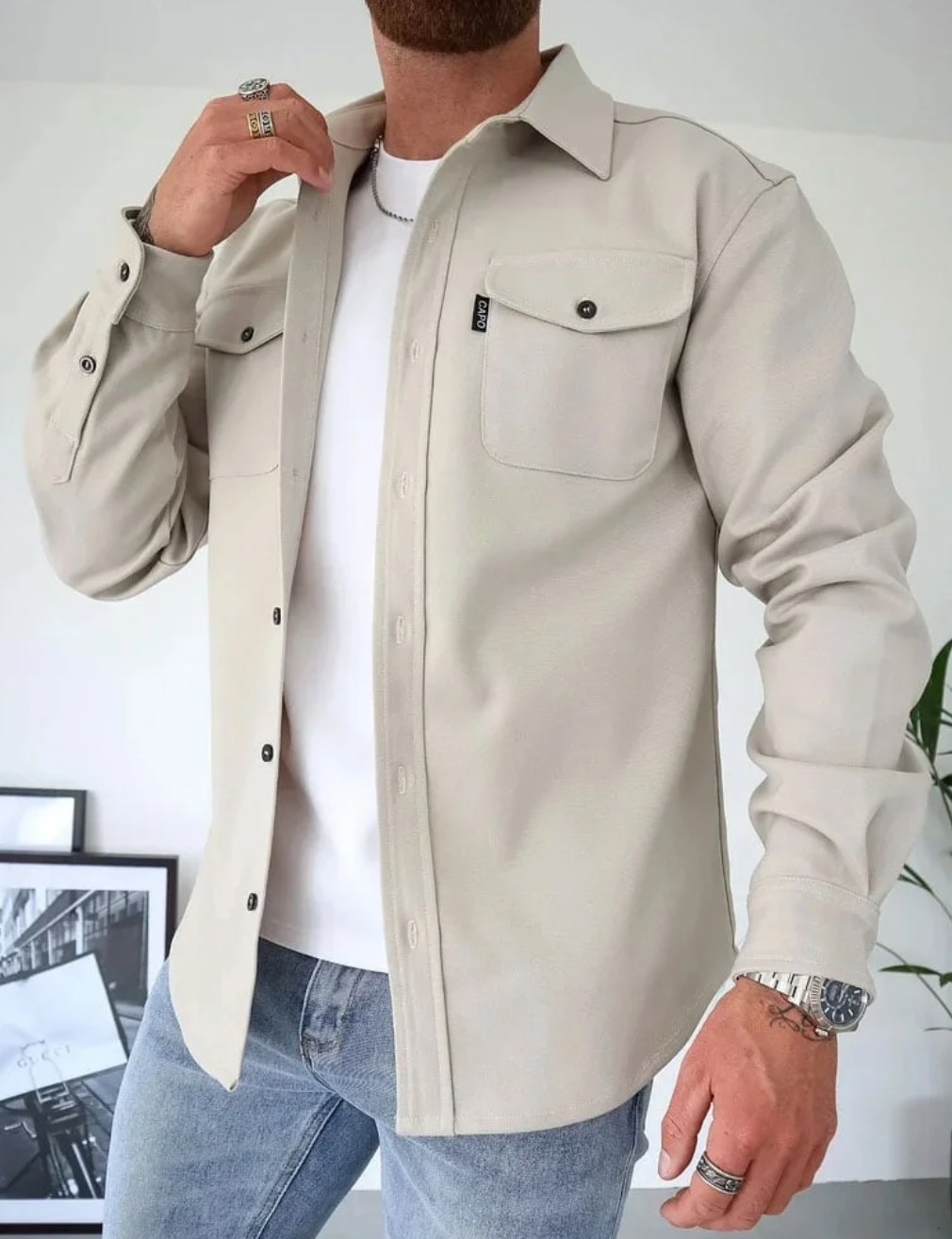 Adrian Montclair | Trendy Heren Overhemd voor de Herfst