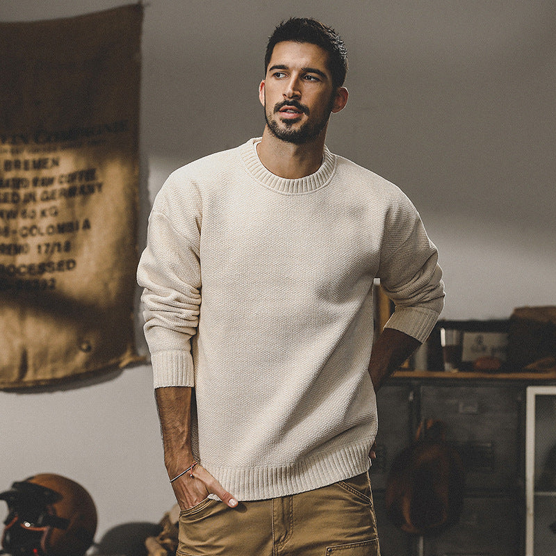 Troy Petros | Luxe Heren Sweater van Katoen