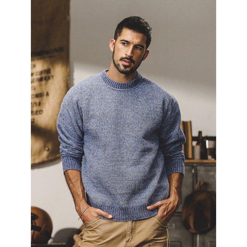Troy Petros | Luxe Heren Sweater van Katoen