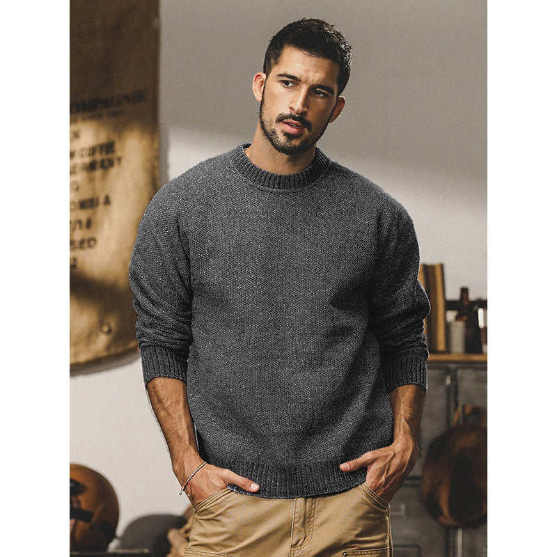 Troy Petros | Luxe Heren Sweater van Katoen