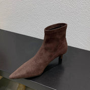 Valentina Moreau | Luxe Suède Ankle Boots