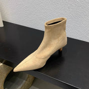 Valentina Moreau | Luxe Suède Ankle Boots