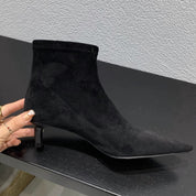 Valentina Moreau | Luxe Suède Ankle Boots
