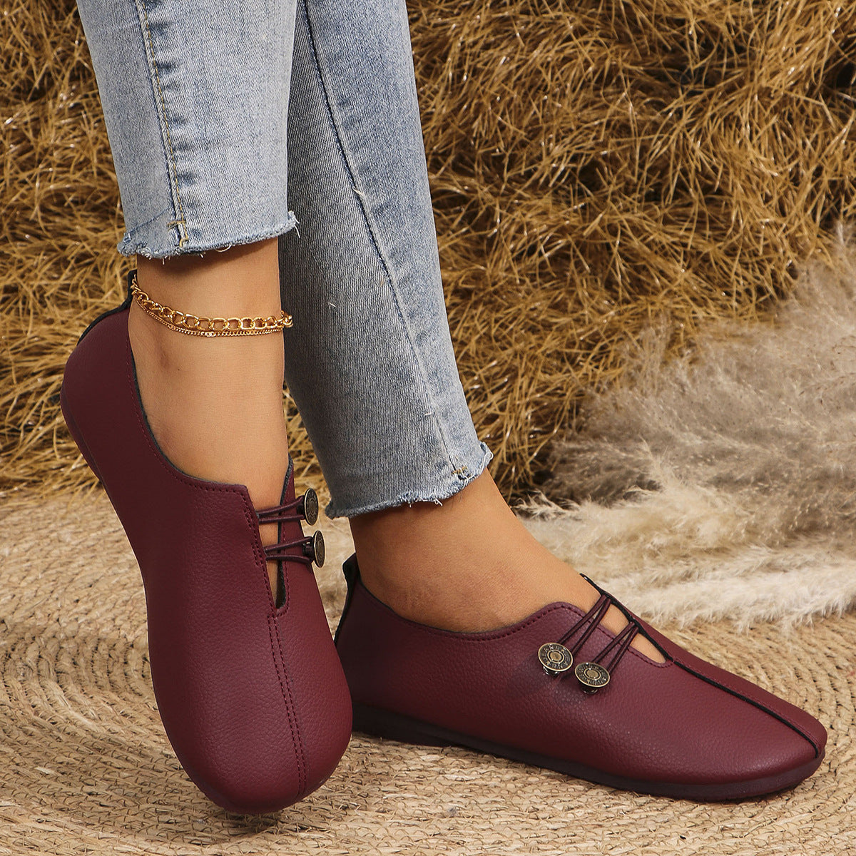 Valentina Moretti | Bella PU Flats – Elegant & Comfortabel