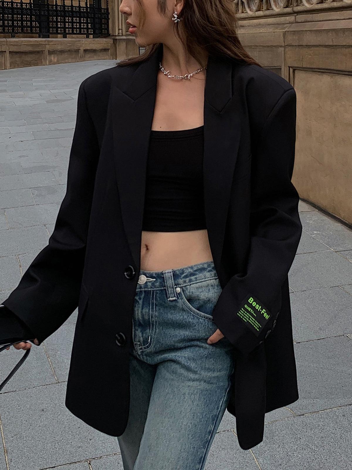 Victoria Classique | Oversized Blazer met Tijdloze Revers