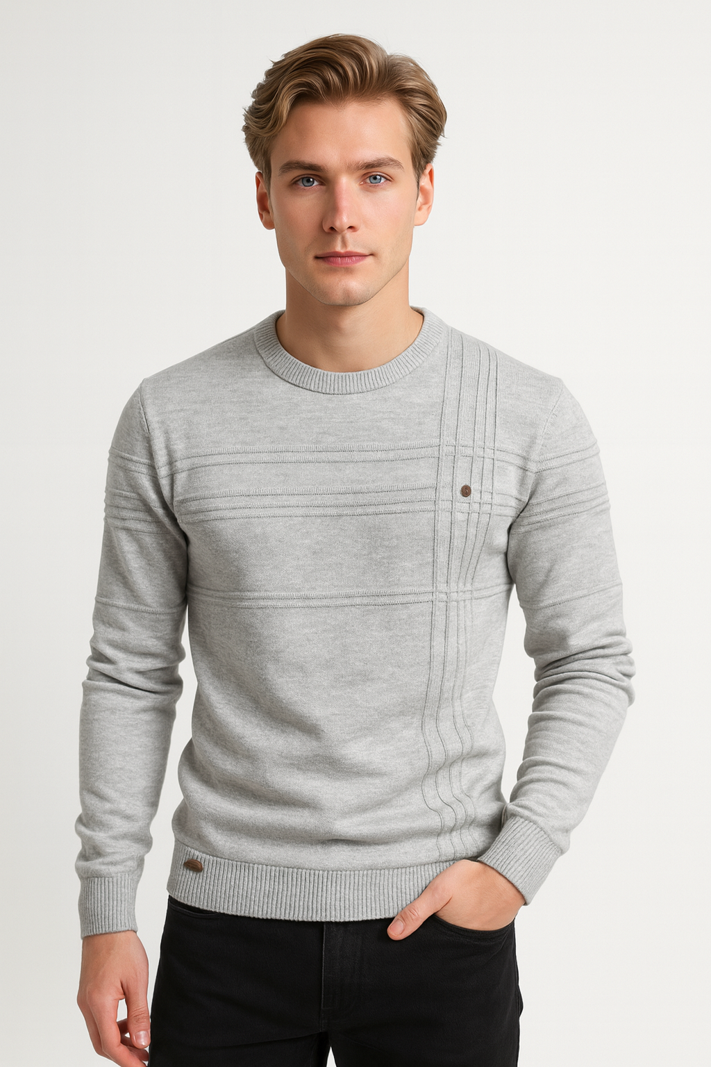 Vincenzo Moretti | Luxe Fijngebreide Heren Trui