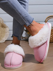 Warm Winter | Luxe Warme Unisex Pantoffels met Bontvoering
