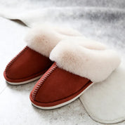 Warm Winter | Luxe Warme Unisex Pantoffels met Bontvoering