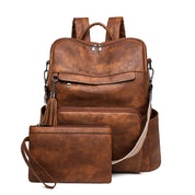 Amara Trend | PU Leren Rugzak met Kwastdetail