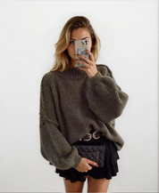 Aiko Nishimura | Japanse Casual Pullover van Zachte Polyester