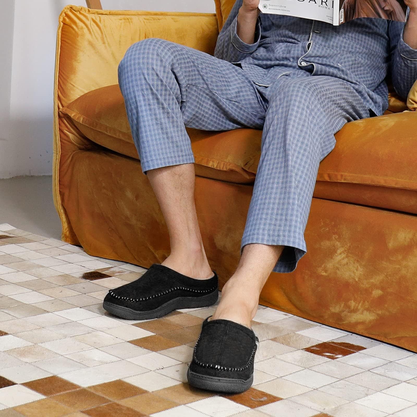 Camille Morel | Luxe Zachte Pantoffels met Anti-Slip Zool