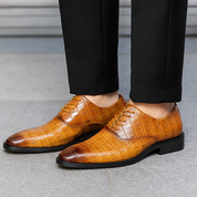 Marco Bellini | Luxe Ademende PU Herenschoen