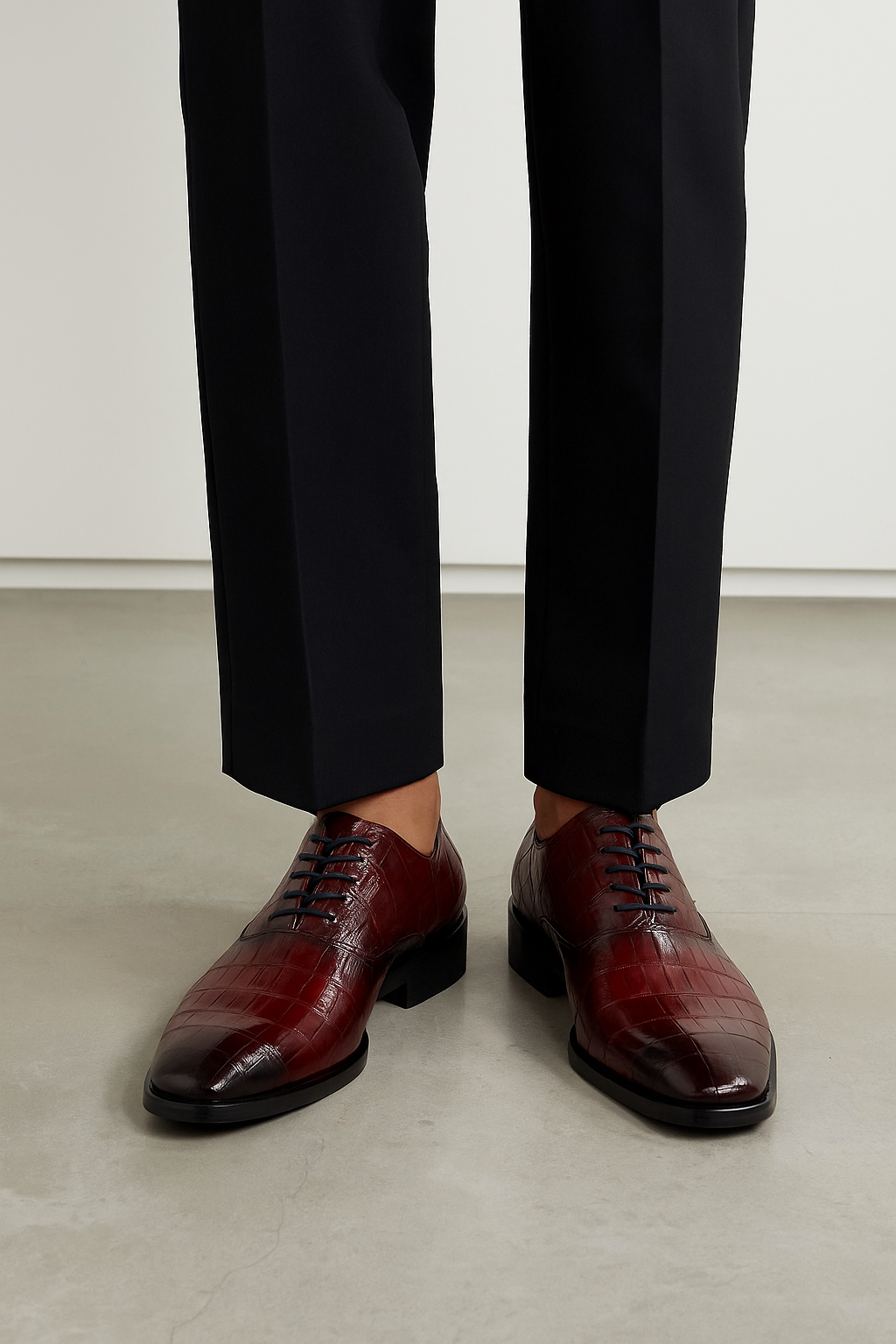 Marco Bellini | Luxe Ademende PU Herenschoen