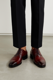 Marco Bellini | Luxe Ademende PU Herenschoen