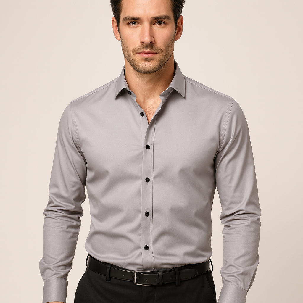 Elias Romano | Rekbaar en Strijkvrij Herenoverhemd