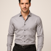 Elias Romano | Rekbaar en Strijkvrij Herenoverhemd