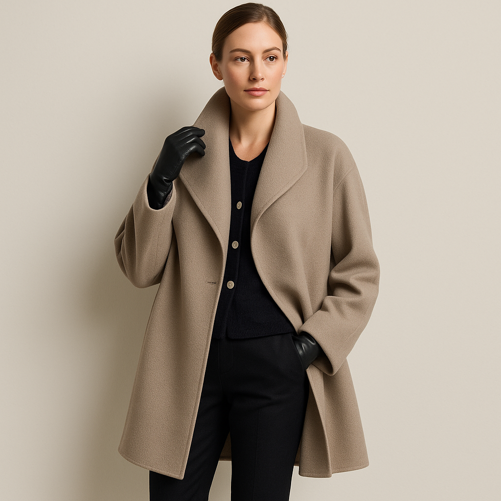 Melany Fontaine | Klassieke Winter Trenchcoat voor Dames