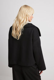 ZAAN Original | Elise Wolblend Jas met Dubbele Knoopsluiting